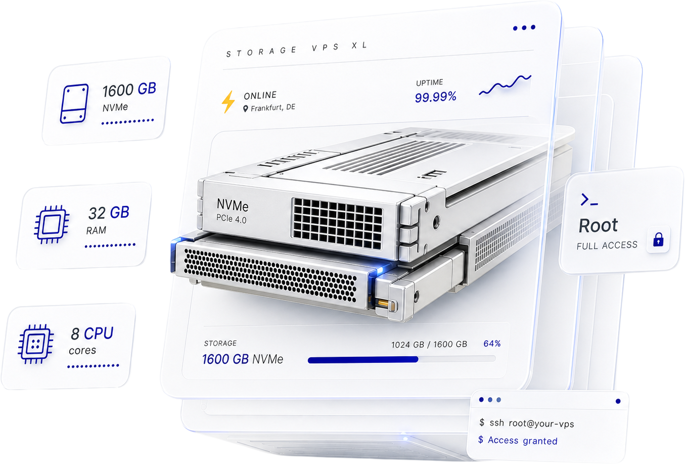 Extra Large Storage VPS — server for heavy media and archive workflows